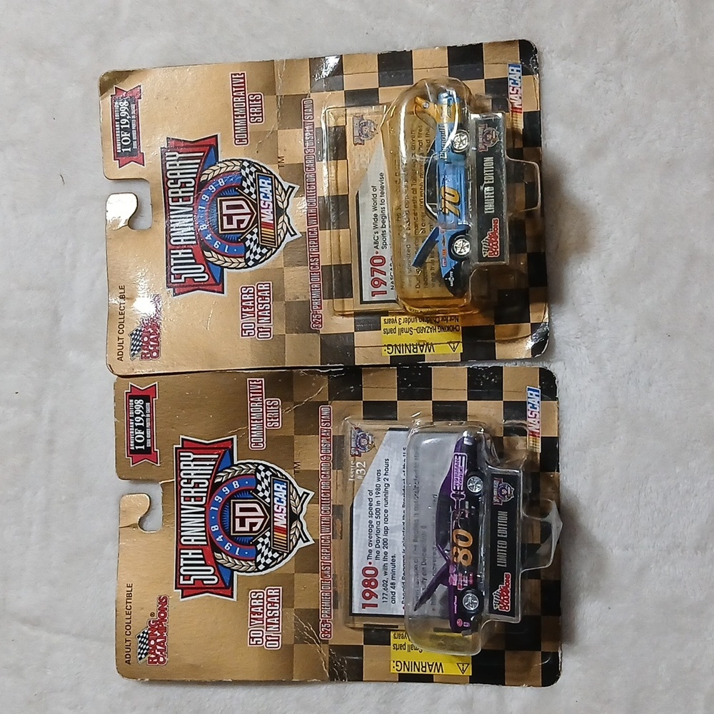 Racing Champions 50th Anniversary 2 Collectible Toy Cars